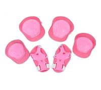 Heart Service 6PCS Toddler Children Skating Protective Gear Set Knee Wrist Elbow Pads Roller Protector for Outdoor Activities Safe Guard Pink