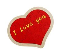 Heart Shape Building Bricks, Heart Building Puzzle | Brick Puzzles - Romantic Decor, Valentine's Day , Mini 3D Blocks for