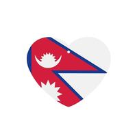 Heart Shape Car Air Fresheners Flag Of Nepal Pattern 6 Pcs Car Aromatherapy Tablets For Car Wardrobe Shoe Cabinet Eliminate Odors