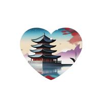 Heart Shape Car Air Fresheners The Pearl Of The Ori Pattern 6 Pcs Car Aromatherapy Tablets For Car Wardrobe Shoe Cabinet Eliminate Odors