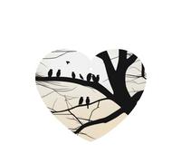 Heart Shape Car Air Fresheners Tree Birds Barren Tr Pattern 6 Pcs Car Aromatherapy Tablets For Car Wardrobe Shoe Cabinet Eliminate Odors