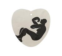 Heart Shape Car Aromatherapy Tablets Abstract Outline Pattern Printed Scented Cards Car Air Fresheners for Wardrobe Car Drawers And Home Decor