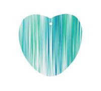 Heart Shape Car Aromatherapy Tablets Abstract Striped Style Printed Scented Cards Car Air Fresheners for Wardrobe Car Drawers And Home Decor