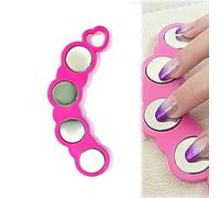 Heart Shape Cat Eye Nail Magnet Tool, Portable Magnetic Manicure Pen for Gel Polish, 5s Rapid Gradient Nail Art Magnet for Salon Home (pink)