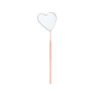 Heart Shape Detachable Stainless Steel Eyelash Mirrour Lash Extension Supplies Portable Makeup Mirrour Lash Extension Supplies Tools