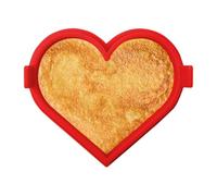 Heart Shape Egg Ring, Heart-Shaped Pancake Moulds Pancake Moulds Pancake Mouth Kitchen Cooking Tools Pancake Mouth Silicone Muffin Shaper Non-Stick for Perfect Frying, Baking