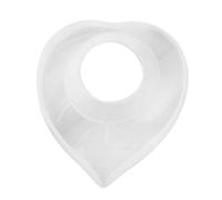 Heart Shape Faucet Mat - Professional Basin Handle Drip Catcher Drain for Bathroom Countertop Accessories Absorbent Silicone Pad Water Collector Cover Sponge Holder Soap Support Cute D