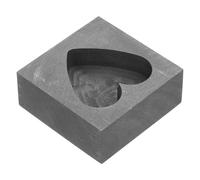 Heart Shape Graphite Casting Mold for Melting Silver and Alloys