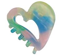 Heart Shape Hair Jaw Clips Lovely Small Hair Claw Clips Bangs Catch Barrettes Acetate Ponytail Decor Barrettes For Women Thin Hair No Slip
