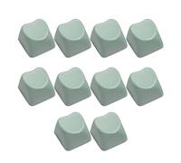 Heart Shape Keycaps 1U Height Durability Anti Fingerprint Keyboards Customization 10Pieces Mechanical Keyboard Accessories