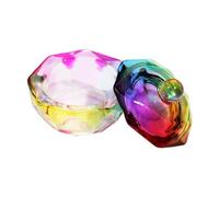 Heart Shape Nail Art Glass Dappen Dish Nail Liquid Crystal Cup Nail Bowl Bowl Nail Art Acrylic Dapper Dish with Crystal Glass Cup