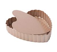 Heart Shape Non Stick Loose Base Bottom Tart Pie Pan Tin Bakeware Cake Pan Premium Quality