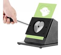 Heart Shape Paper Punch, Manual Cutter for Badges and Paper Art | Heart Shape Paper Punch for Crafting, Precise Manual Cutter for Badge Making and Paper Art Projects