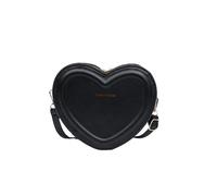 Heart Shape Satchel Crossbody Purse Phone Bag - Zip Around Shoulder Bag Evening Purse - Small Heart Shaped Handbag with Removable Crossbody Strap - Party & Daily Bag
