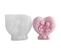 Heart Shape Silicone Mold for Soap Making Art Projects Chocolate Molding Home Decoration None Toxic Silicone Making Supplies