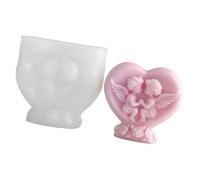 Heart Shape Silicone Mold for Soap Making Art Projects Chocolate Molding Home Decoration None Toxic Silicone Making Supplies