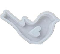 Heart Shape Silicone Mould Mold Bird for Home Handmade Scented DIY Chocolate Cake Baking Tool Decorations Crafting Candle Making