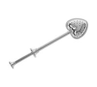 Heart Shape Stainless Steel Loose Leaf Tea Infuser Spoon Strainer Filter Herbal Heart Shaped Pillow White