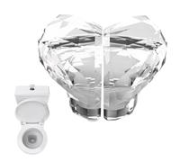 Heart Shape Toilet Button, Flush Tank Press Tool for Toilets, Colorful Easy to Deform, Easy Installation, Suitable for Use As a Toilet in The Kitchen, Bedroom, Bathroom and Laundry Room