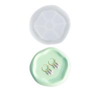 Heart Shape Tray Silicone Mould Concrete Cement Plaster Epoxy Resin Geometric Storage Bowl Plate Shape Home Decor Resin Coaster Moulds