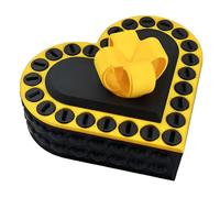 Heart Shaped 3D Printed Funny Gag Gifts Prank Case with Screws The Prank Annoying Present Box for Birthday Xmas & Fun Party Game Valentine's Day
