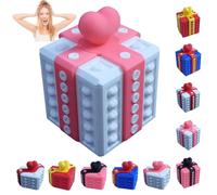 Heart-shaped Annoying Present Box, The Prank 3D Printed Annoying Gift Box Ornaments with Screw, Prank Screw Boxs for Valentine's Day and Christmas, Ideal for Birthday Pranks and Mischief (#B1)