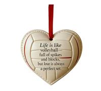 Heart-shaped Baseball Ornament Sporty Christmas Tree Hanging Pendant Christmas Tree Hanging Sports Ornaments for Party Xmas Trees Outdoor Garden Decoratio F 1