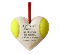 Heart-shaped Baseball Ornament Sporty Christmas Tree Hanging Pendant Christmas Tree Hanging Sports Ornaments for Party Xmas Trees Outdoor Garden Decoratio C 1