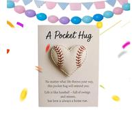 Heart Shaped Baseball Pocket,Sport Theme Decorations with Cards - Baseball Collectible | for Women Girls Kids Adults Family Friends Coworkers Teachers Students