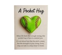 Heart Shaped Baseball Pocket - Sport Theme Party Decorations with Cards,Baseball Collectible,for Women Girls Kids Adults Family Friends Coworkers Teachers Students