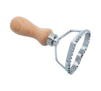 Heart Shaped Biscuit Cutter Zinc Alloy with Wood Handle | Shaping Dough, Decorating Cakes, Silver Finish, for Family Gatherings and DIY Baking Lovers