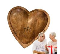 Heart Shaped Bowls, Heart Prayer Bowl | Prayer Dough Bowls - Rustic Decorating Tool Bedroom Dressers Bedside Tables and Bedside Tables