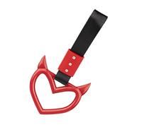 Heart-shaped car grip tapes, attractive hand strap, drift car, heart car door straps, decorative warning bow bumper, car handle straps, drift charm, outdoor decoration