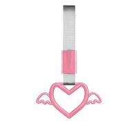 Heart Shaped Car Handle Straps - Interior Exterior Grip Strap Set, Automotive Decoration Accessory Kit, For Vehicle Use Indoor Outdoor, For SUV Sedan Bus Train Use, Auto Business Travel Comfort Handle