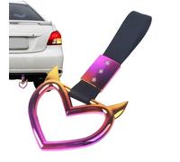 Heart-Shaped Car Handle Straps - Valentine Care Accessories with Reflective Design for Subway, Bus, SUV, or Family Vehicles | Heart Decor for Carr Interior and Cars Charm Decoration