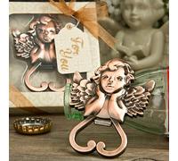 Heart Shaped Cherub Bottle Opener