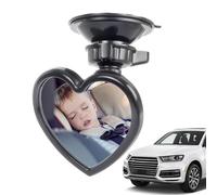 Heart-Shaped Child Car Mirrors - Back Facing Observation Viewing Mirror, Baby Observation Mirror | Car Adjustable Child Viewing, Safely Monitor in Facing Seat, Adjustable