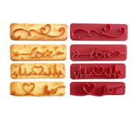 Heart Shaped Cookie Cutter | Baking Supplies Maker Mold | Mini Cookie Molds for Baking - for Beginner Family Enthusiast Christmas Halloween Gatherings Meat Fried Egg Home
