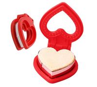 Heart-Shaped Cookie Cutter - Stainless Steel Sandwich Mould, Durable Cookie Press, Strengthens Culinary Creativity | Creative Breakfast Tool Modern Design Fun For