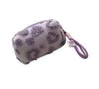 Heart Shaped Cosmetic Bag Soft Makeup Pouches Toiletry Bag Fashion Storage Organizers for Daily Use Travel Makeup Pencil Case Plush Heart Soft Cosmetic Fuzzy Travel Costume Storage Organizers Toiletry