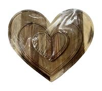 Heart Shaped Cutting Board - Wooden Serving Tray | Charcuterie Board | Acacia Wood Cheese Boards, Rustic Lightweight Platter For Home Kitchen, Party Picnic, Farmhouse Indoor Outdoor Use