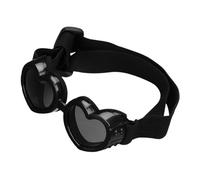 Heart Shaped Dog Sunglasses, Dog Heart-Shaped Sunglasses - Eye Protection Glasses for Pets | Dog Glasses, Anti-Fog, Eye Protection Sunglasses with Adjustable Strap for Outdoor Riding