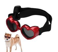 Heart-shaped dog sunglasses, UV protective glasses, pets, anti-fog, dog canal, eyewear, adjustable strap, stylish pet shadow dogs, heart-shaped sunglasses, UV protective glasses for dogs