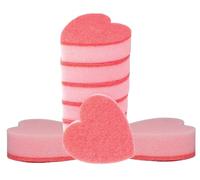 Heart Shaped Dual-Sided Kitchen Sponge for Washing Plates, Pots & Pans,Dishwashing Sponge,Kitchen Cleaning and Household Cleaning Sponge (8 Pack) by Sapphire’s Choice