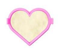 Heart Shaped Egg Ring - Reusable Silicone Pancake Mold for Breakfast Cooking | Omelet Cake Ring - Heat Resistant -40℉ to 446℉ Pink Red, Non Stick Form for Hash Browns Kitchen Tool