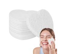 Heart Shaped Face Sponges, Heart Shaped Face Sponges, Compressed Face Sponges | Compressed Heart Shaped Sponges, 50 Pieces, Natural Cosmetic Spa Sponges, Heart Shaped Face Sponges