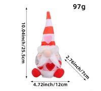 Heart-Shaped Faceless Plush Toy Red Cotton Valentine’s Day Decorations | Crafted from cloth cotton for a touch suits beds couches desks or offices adorable decorative style