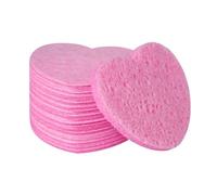 Heart Shaped Facial Sponges - Heart Shaped Facial Sponges | Compressed Heart Shaped Sponges, 50 Count, Makeup Removal, Home & Travel Accessories