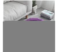Heart Shaped Faux Sheepskin Rugs Fluffy Room Carpet For Home Living Room Sofa Floor Bedroom Plush Shaggy Rugs,Purple,30x40cm