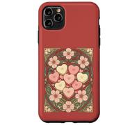 Heart Shaped Favors and Flowers Art Nouveau Case for iPhone 11 Pro Max